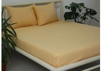 Простынь на резинке TAG - Apricot Cream, 180 х 200 х 20 см